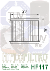 Filtr oleju komory korbowej HiFlo HF117