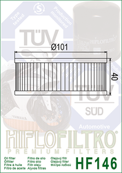 Filtr oleju HiFlo HF146