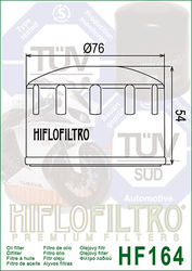 Filtr oleju HiFlo HF164