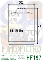 Filtr oleju HiFlo HF197