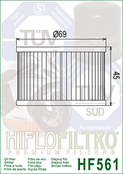 Filtr oleju HiFlo HF561