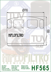 Filtr oleju HiFlo HF565