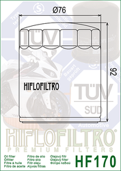Filtr oleju HiFlo HF170C chromowany