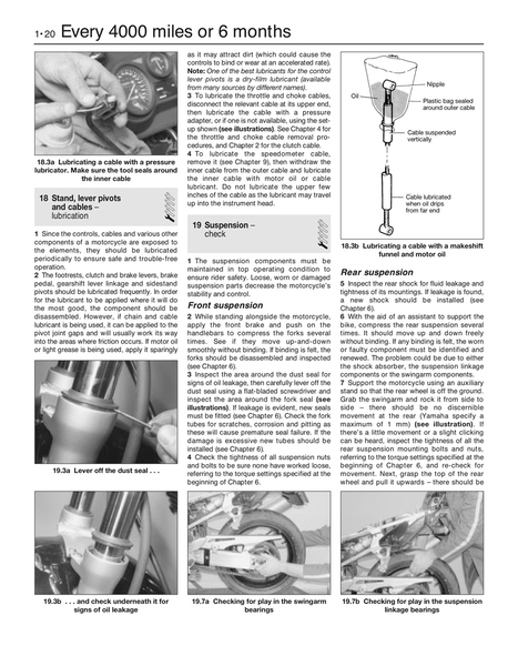 Instrukcja serwisowa Yamaha YZF 750 1000 Thunderace - Instrukcje