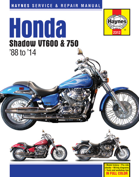 Instrukcja serwisowa Honda VT 600 750 Shadow - Instrukcje naprawy