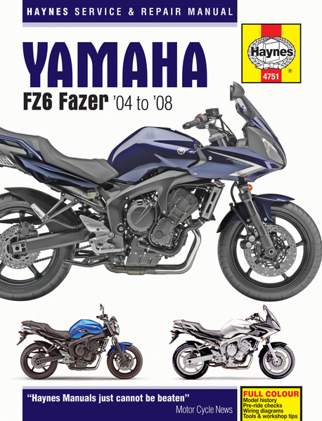 Instrukcja serwisowa Yamaha FZ-6S FZ6-N 04-08 - MotoBros