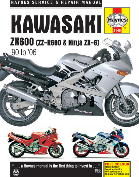 Instrukcja serwisowa Kawasaki ZZR 600 ZX 600 90-06 - Instrukcje