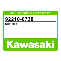 Nakrętka przedniej zębatki Kawasaki ER6 KLE 650 ZZR 1400 (ZX 1400)