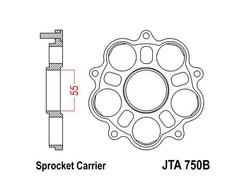 Adapter tylnej zębatki Ducati 748 848 916 996 Hypermotard 821 1100