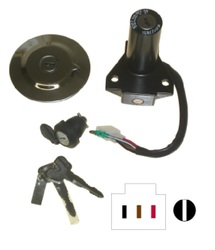 Stacyjka plus zamki zestaw Yamaha YBR 125 05-08