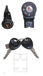 Stacyjka plus zamki zestaw Peugeot Buxy 50 94-97 Zenith 50 94-98