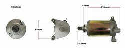 Rozrusznik Suzuki GN 125 GZ 125 GS 125 DR 125 TU 125 RV 125