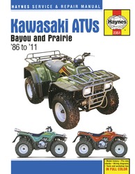 Instrukcja serwisowa Kawasaki KLF 220 300 Bayou KVF 300 Prairie