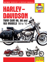 Instrukcja serwisowa Harley Davidson Twin Cam 88, 96 & 103 Models 99-10
