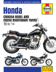 Instrukcja serwisowa Honda CMX 250 Rebel CB 250 Nighthawk 85-09