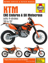 Instrukcja serwisowa KTM EXC 250 400 450 520 525 SX 400 450 520 525