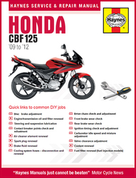 Instrukcja serwisowa Honda CBF 125 CB 125 09-17