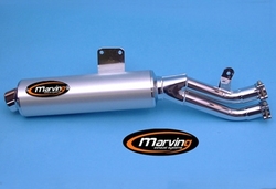 Tłumik chrom & aluminium Yamaha XTZ 750 Super Tenere 89-97