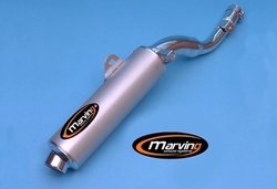 Tłumik chrom & aluminium Yamaha XT 600 Z Tenere