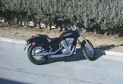 Układ wydechowy chrom Honda VT 600 C Shadow 88-00