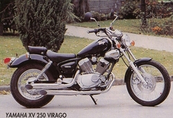 Układ wydechowy chrom Yamaha XV 125 250 Virago