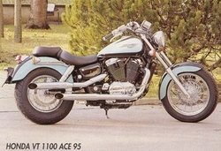 Tłumiki chrom Honda VT 1100 C2 Shadow