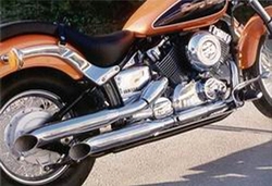 Tłumiki chrom Yamaha XVS 650 Drag Star 97-03