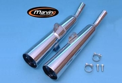 Tłumiki chrom Honda CM 125 C 82-99