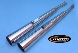 Tłumiki chrom Kawasaki Z 650 79-84