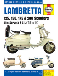 Instrukcja serwisowa Lambretta Scooters 125 150 175 200 58-00