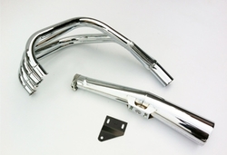 Układ wydechowy chrom Honda CB 550 650