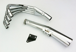 Układ wydechowy chrom Honda CBX 400 83-86