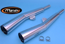 Tłumiki chrom Kawasaki Z 1100 81-83