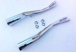 Tłumiki chrom Suzuki GSX 550 E 83-87