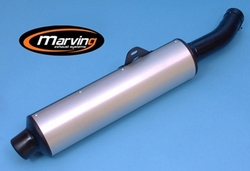 Tłumik czarny & aluminium Yamaha FZR 600 91-93