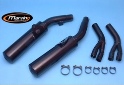 Tłumiki czarne Honda VFR 750 F 86-87