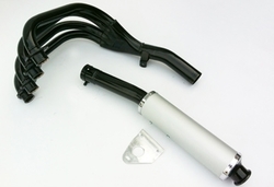 Układ wydechowy czarny Honda CBX 750 F 84-86