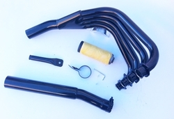 Układ wydechowy czarny Suzuki GSX 1100 84-87