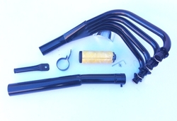 Układ wydechowy czarny Suzuki GSX 750 E 82-86