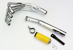 Układ wydechowy chrom Honda CBX 400 83-86