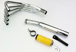Układ wydechowy chrom Honda CBX 550 F 82-84