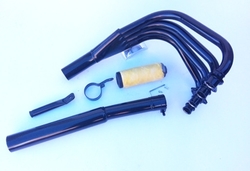 Układ wydechowy czarny Suzuki GSX 550 E 83-87