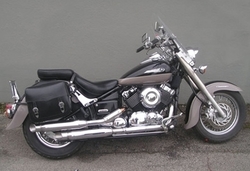 Układ wydechowy chrom Yamaha XVS 650 Drag Star 97-03