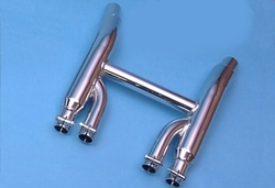 Downpipe chrom Yamaha XJ 550