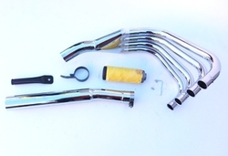 Układ wydechowy chrom Suzuki GSX 750 1100
