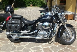 Układ wydechowy chrom Honda VT 750 C Shadow
