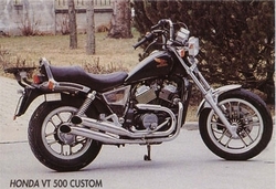Tłumiki chrom Honda VT 500