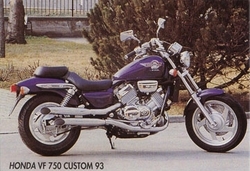 Tłumiki chrom Honda VF 750 C Magna