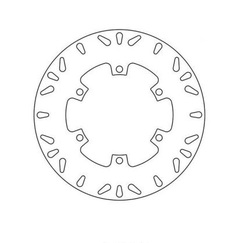 Tarcza hamulcowa przód Kawasaki GPZ 500 600 750 1100 GTR 1000 ZL 900 1000