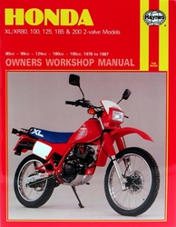 Instrukcja serwisowa Honda XL 100 185 XR 80 200